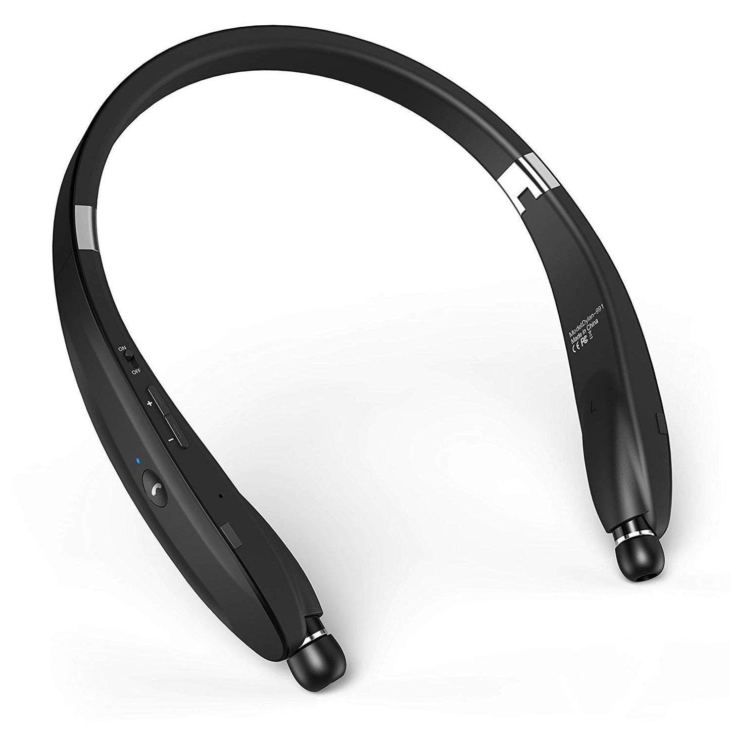 Bluetooth Headset Bluetooth 4.1 Wireless Headphone Neckband with Retractable Earbuds for iPhone, Samsung Galaxy, Android and Other Bluetooth-Enabled