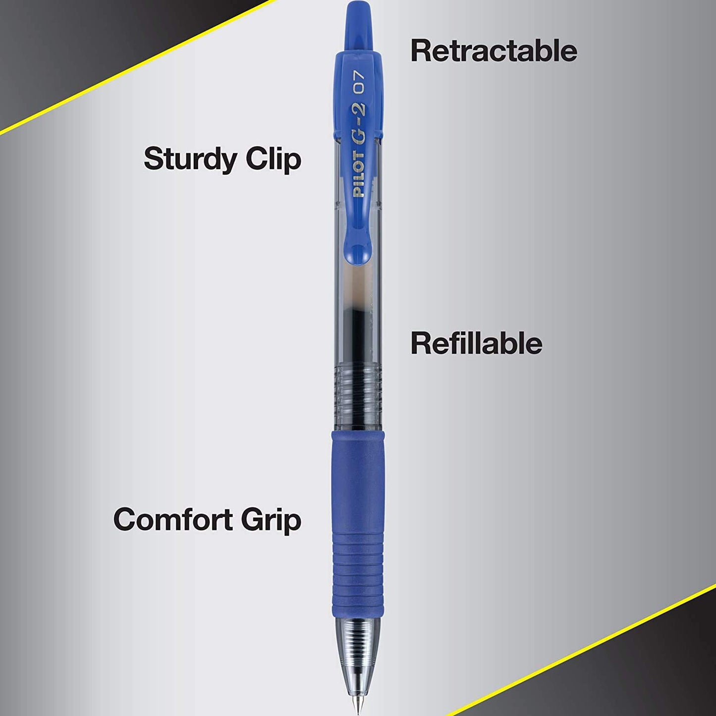 PILOT G2 Premium Gel Pens, 0.7mm Fine Point, Pack of 10