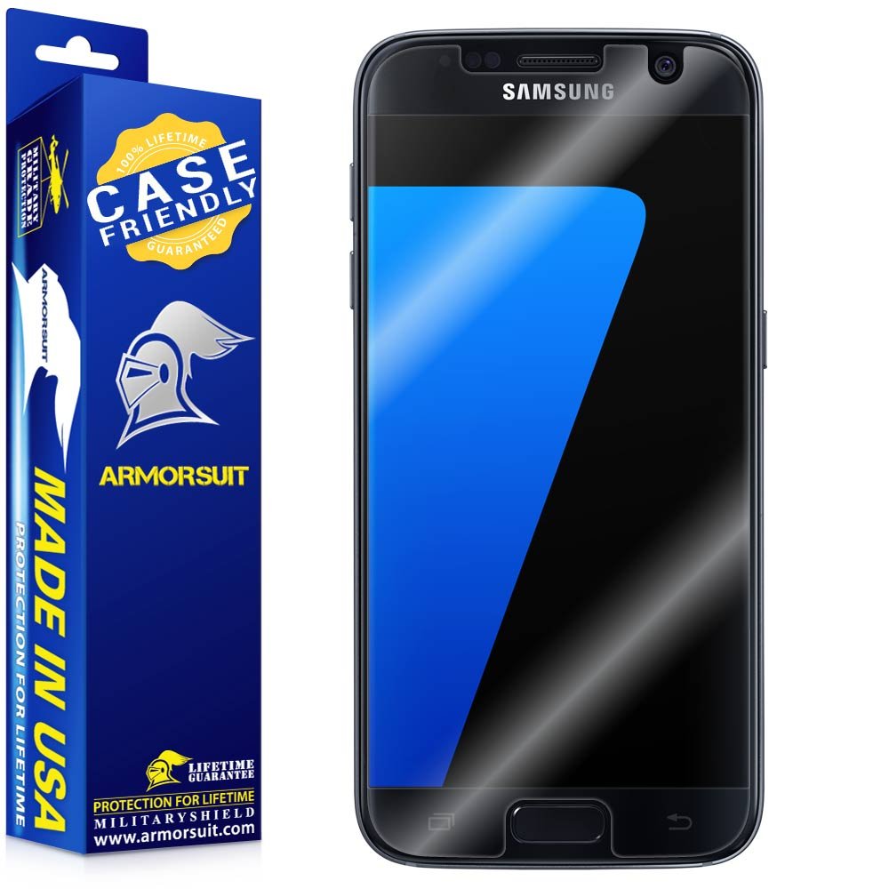 ArmorSuit 2 Pack Screen Protector for Samsung Galaxy S7 Case Friendly MilitaryShield Anti-Bubble HD Clear Film (Not For S7 Edge)