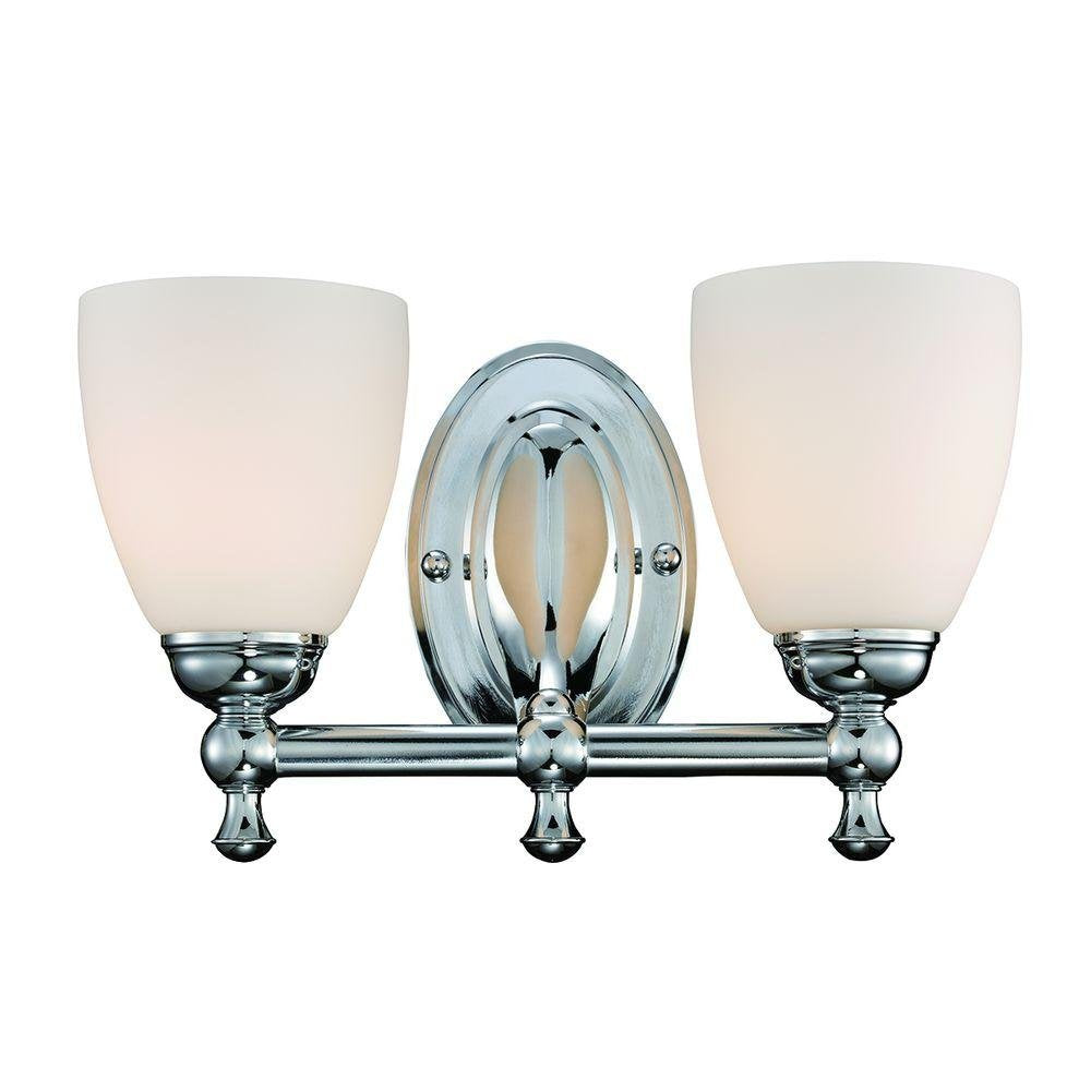 Hampton Bayhampton Bay 2-Light Polished Chrome Vanity Light">Hampton Bay 2-Light Polished Chrome Vanity Light