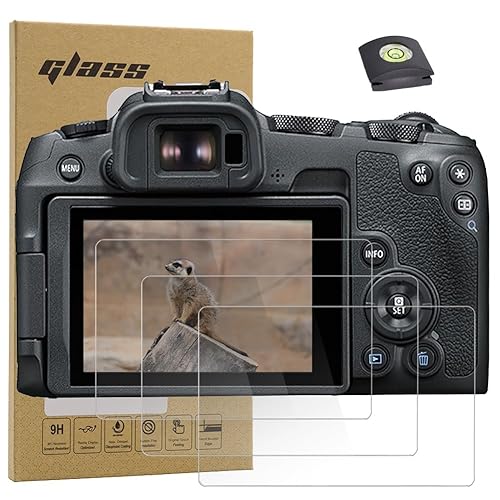 Macolink Screen Protector compatible with Canon EOS R8 / R50, Tempered Glass Anti-scratches Camera Protective Film (3 Pack)
