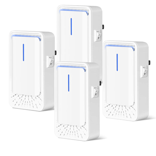 Herbal Bliss Negative Ion Generator, 4-Pack Plug-In Units for Small Rooms