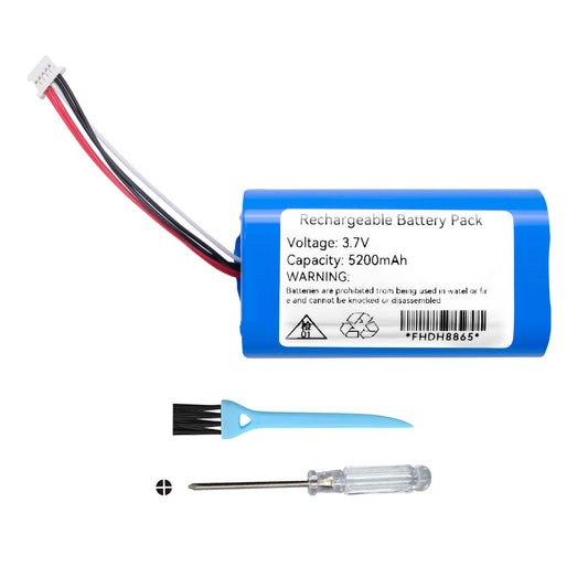 RDSJ 5200mAh Baby Monitor Battery Replacement for Eufy Spaceview Pro Baby Cam, T8321-M, PN: Eufy PT18650-SP PCM5200 Battery 3.7V