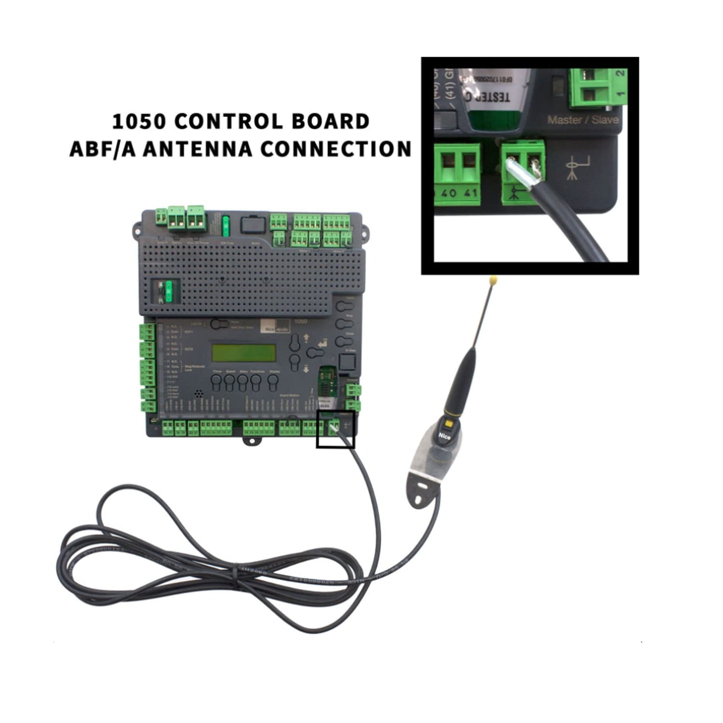 NiceOne Aerial Apollo ABF/A Long Range Adjustable Antenna, Black