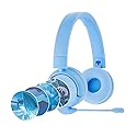 Made for Amazon Bluetooth Kids Headphones with Boom Microphone | Blue