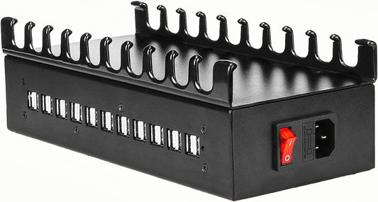 Charging Station for Multiple Devices, 200W 22 Port USB Power Charger Block for iPhone iPad Cell Phone Tablets, Multiple USB Power Strip for Home