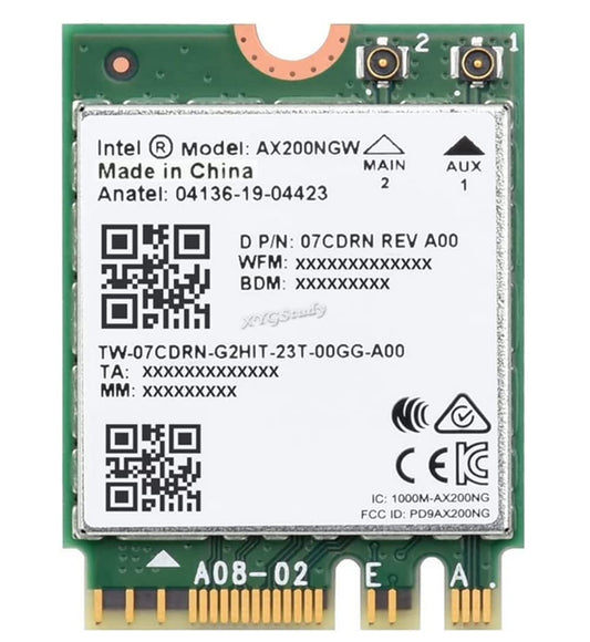 Wireless AX200 NIC Supports 2.4G/5GHz Dual-Band, Gigabit Dual-Band Wi-Fi 6, 802.11AX Standard, Bluetooth 5.2 @XYGStudy (Wireless-AX200)