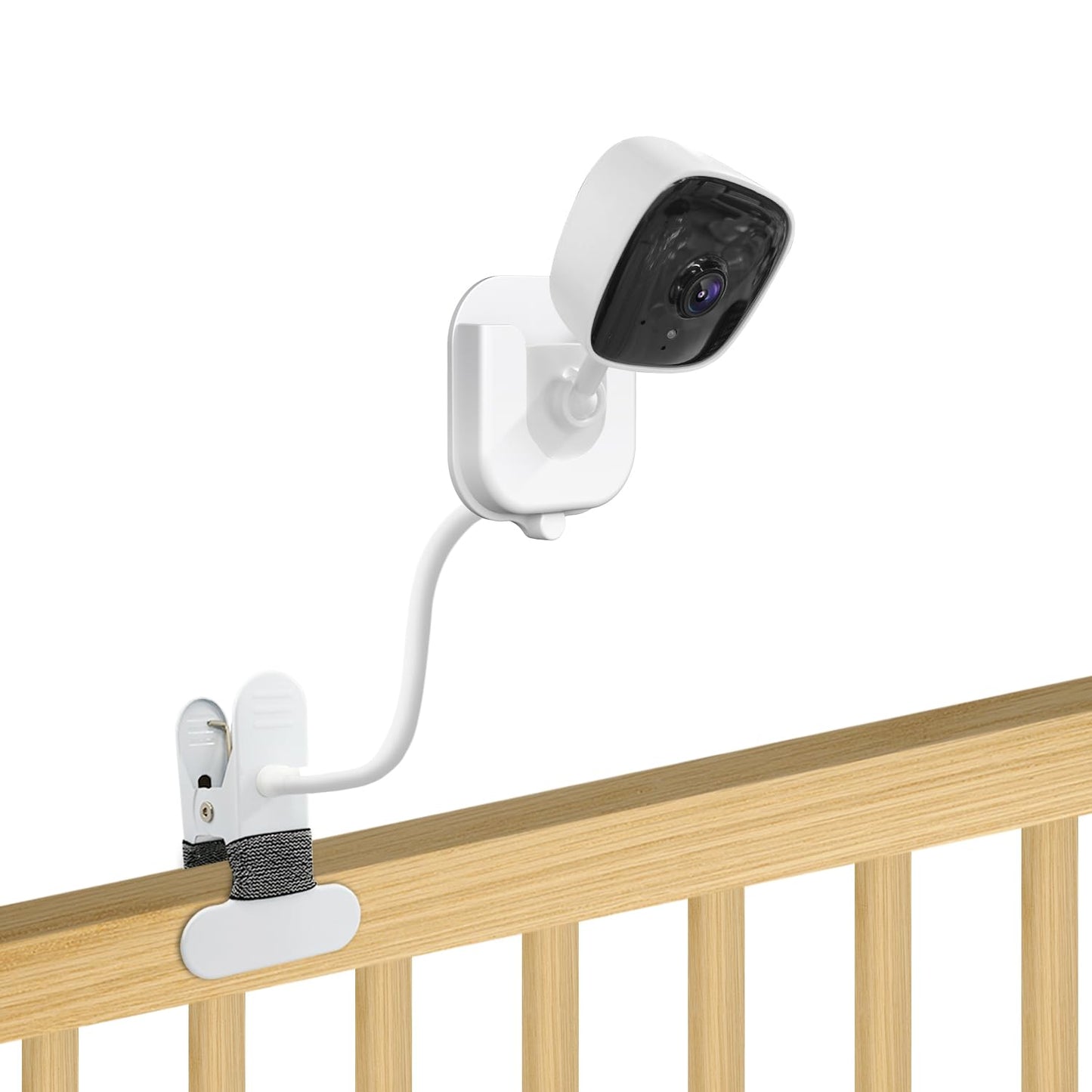 SZAOYU 2 Pack Baby Monitor Mount for Tapo Indoor Security Camera C100/C101/C110/C111 - Flexible Long Gooseneck Arm, Baby Camera Holder Stand No