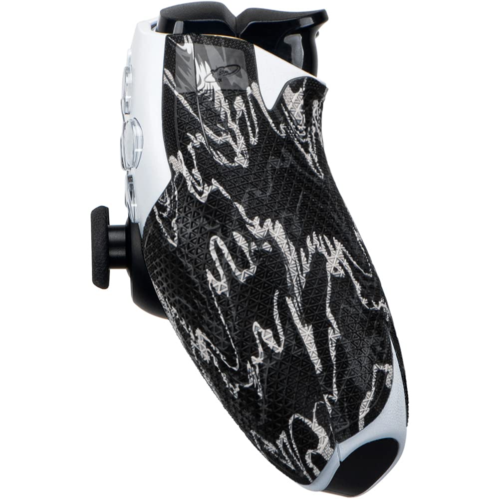 Lizard Skins PS5 Controller Grip - 0.5mm DSP PlayStation 5 Grip - Easy to Install PRE Cut Pieces - 10 Colors (Black CAMO)