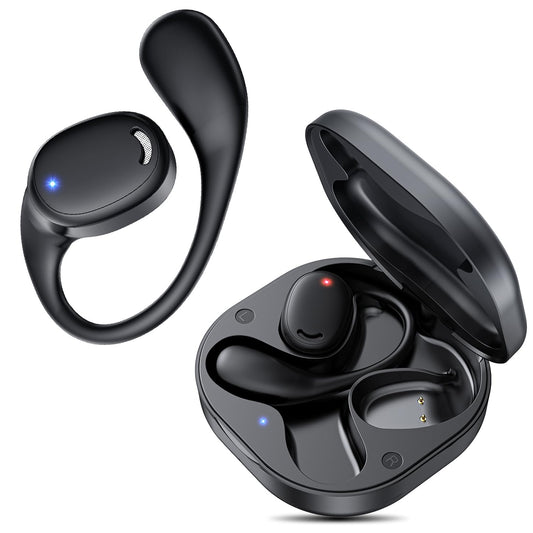 EXECCZO Open Ear Headphones - Airflow Pro Bluetooth 5.3 Earbud Wireless Earphones Headset for Running and Outdoor Activities with Immersive…
