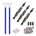 NEEWER 6 in 1 Camera Lens Cleaning Kit for Electronics, Phones, Tablets, 3X Double Head Lens Brush Pen + 2X 24mm Full Frame Sensor Swab + 1x Cleaning