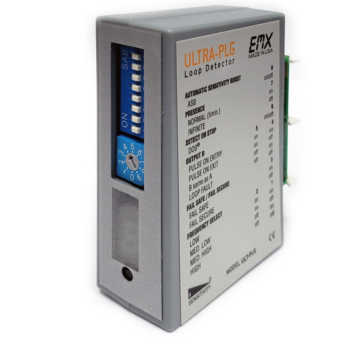 EMX D-TEK ULTRA Plug in Style Vehicle Loop Detector