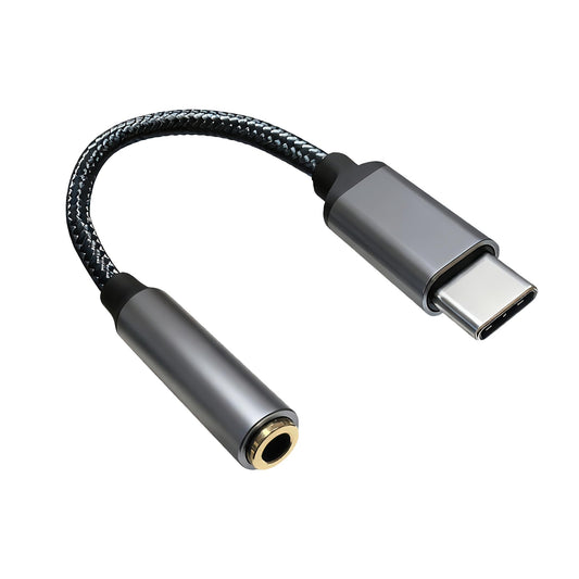 USB-C to 3.5mm Headphone Jack Adapter,Type-C to Aux Audio Female Adapter