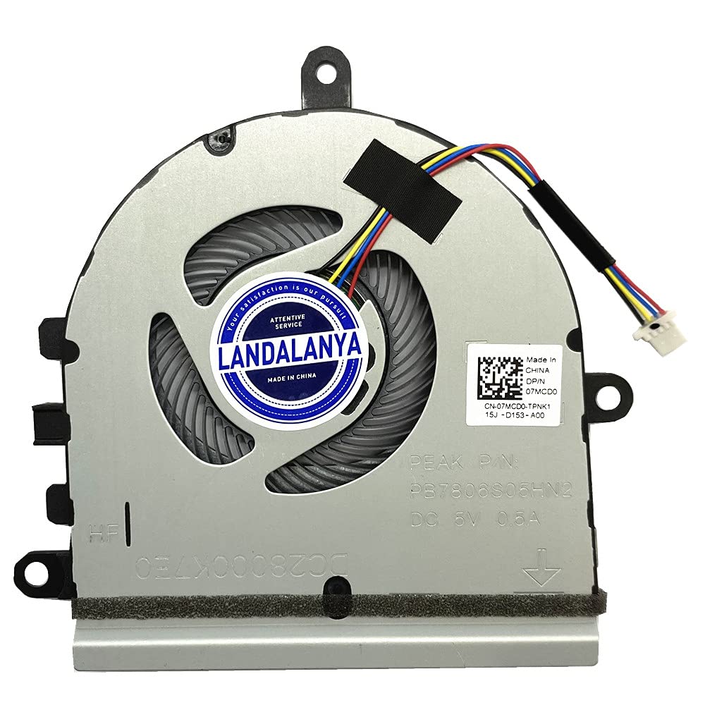 Landalanya Replacement New Laptop CPU Cooling Fan for Dell Inspiron 3533 3583 3593 3585 5593 5594 3501 3505 P75F vostro 3400 3401 3500 2021 3583 3584