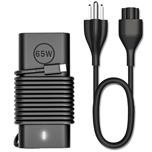 TUXIFPKU 65W USB C Laptop Charger for Dell Latitude Inspiron XPS Type C