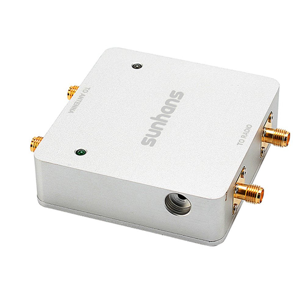 Sunhans Dual Antenna WiFi Signal Booster 1000mW 2.4 GHz 2T2R / 300Mbps WiFi Signal Amplifier Repeater Extender SH24Gi1000-D2 for Routers, IP Camera