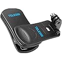 TELESIN 360 Rotational Backpack Clip Mount Super Solid Fast Release Clamp Rotation Hat Mount for GoPro Hero 8, Hero 7/6/5 Black, Hero4, Hero3, osmo