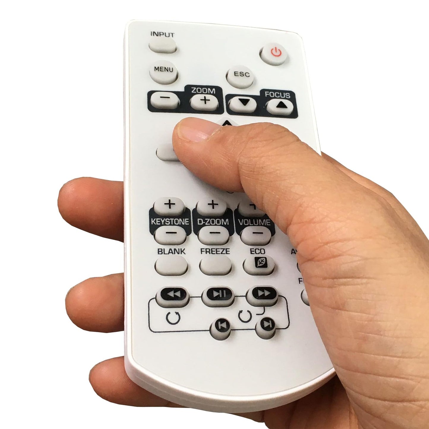 Replacement Projector Remote Control Compatible for Casio YT-130, YT-131, YT-141, YT-150, YT-161, XJ-A142, XJ-A147, XJ-A242, XJ-A247, XJ-A252, XJ-V1