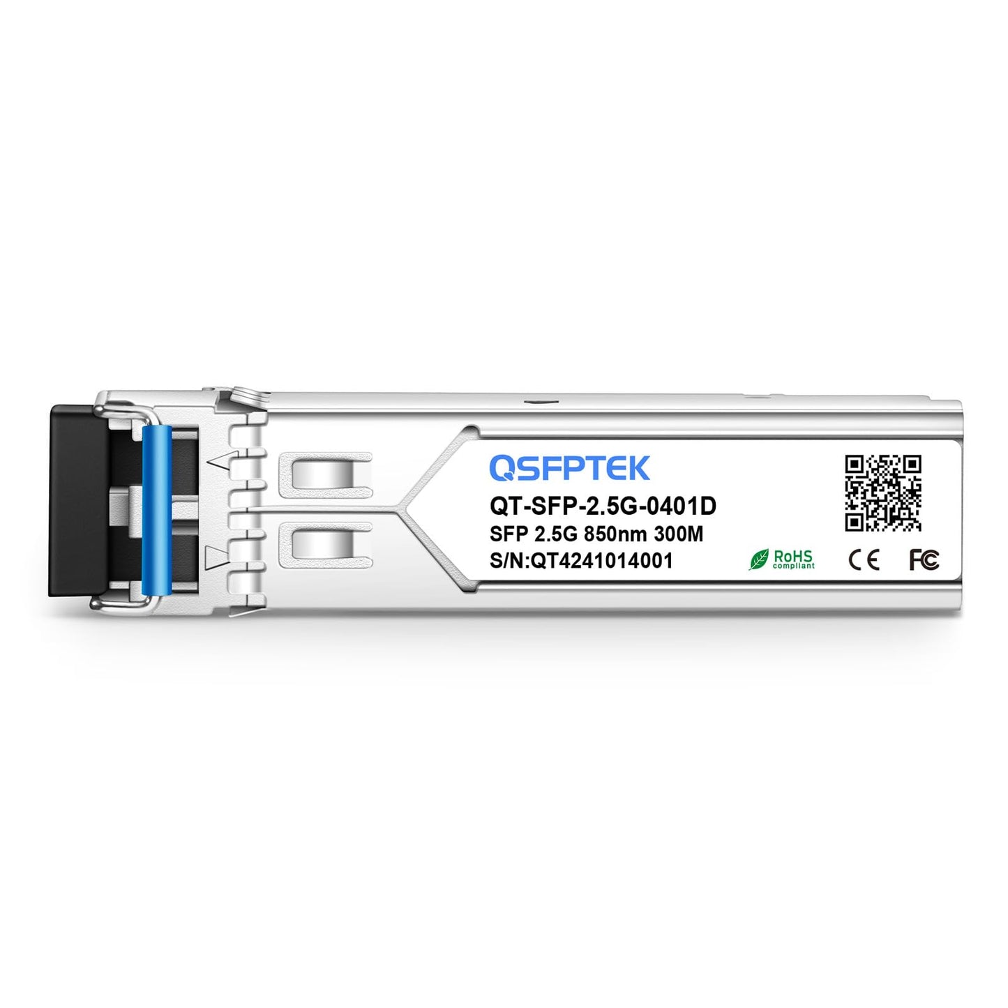2.5Gbase-SX SFP Module, Gigabit Ethernet Transceiver, SFP 2.5G 850nm 300M for Cisco, Fortinet, Ubiquiti UniFi,Mikrotik, Meraki