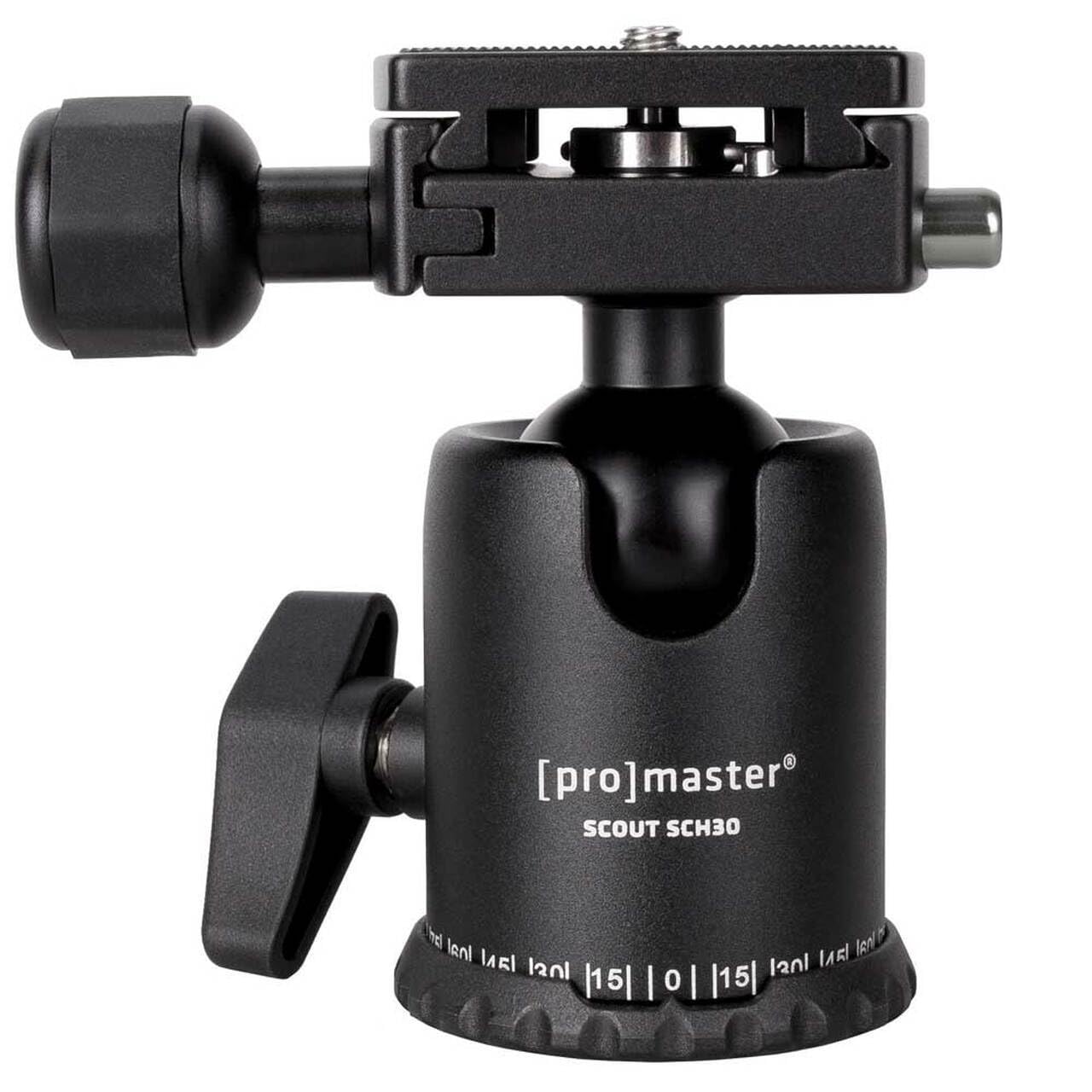 ProMaster Scout Series SCH30 Ball Head - Lightweight and Versatile for Precision Camera Positioning, (Model 5186)