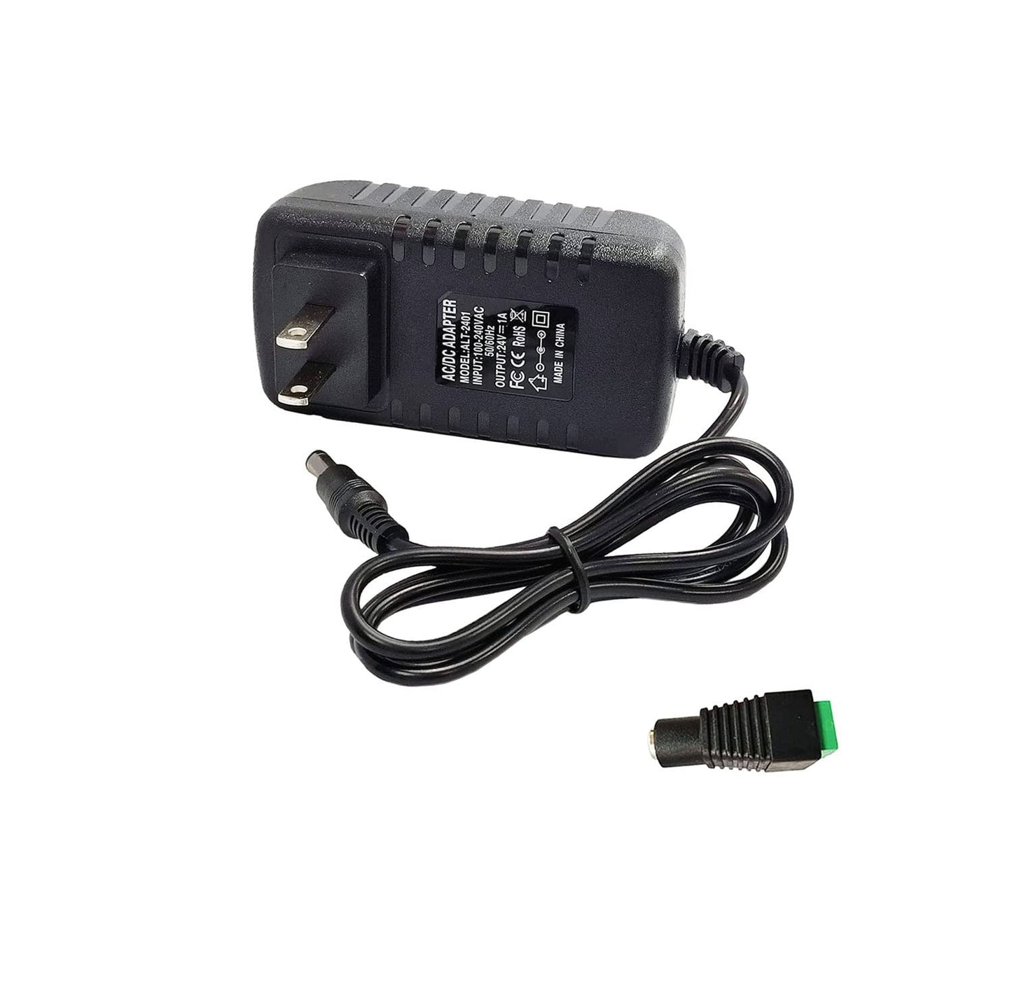 24V 1A AC Adapter Power Supply 100-240V AC to DC 24Volts 1A 24W Converter Transformer Switching Power Supply with 5.5mmx2.5mm Plug for LED Strip…