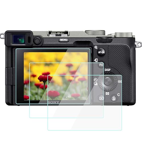 WH1916 ZV1 Screen Protector for Sony ZV1 A7C a7iii a7Riii Camera, 9H Tempered Glass Anti-Scrach Anti-Bubble Anti-Dust (3 Pack)