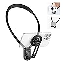 NEEWER Magnetic Neck Holder for Action Camera & Phone, Hands Free Tripod Chest Mount Compatible with GoPro DJI Insta360 Magsafe iPhone Android, Phone