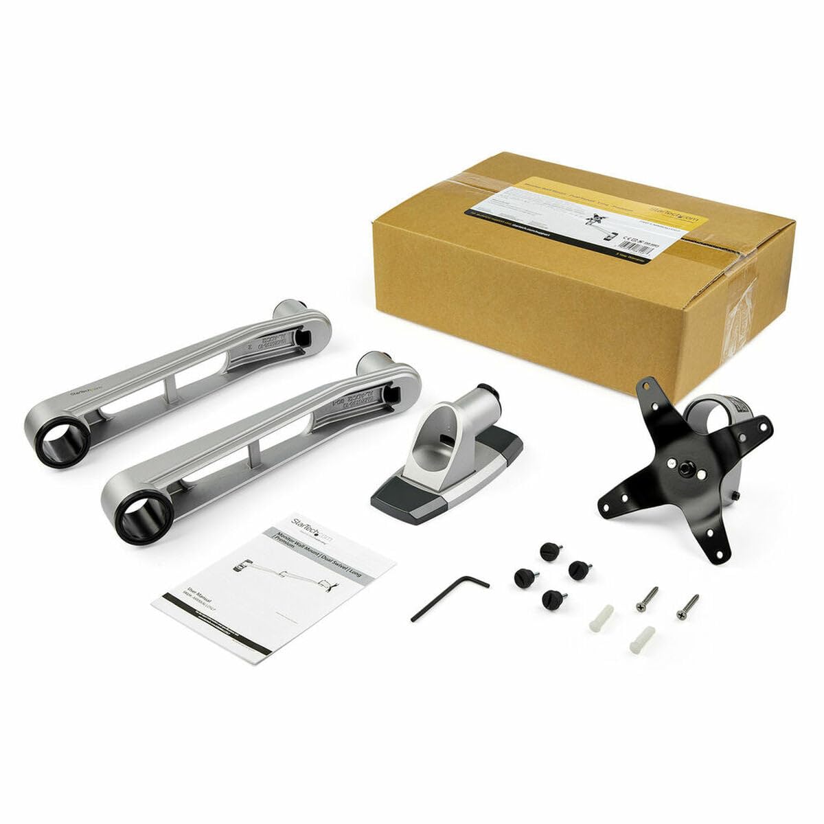 StarTech.com Wall Mount Monitor Arm - Articulating Ergonomic VESA Wall Mount Monitor Arm - 20" Long - Single Display up to 34"(30.9lb/14kg)