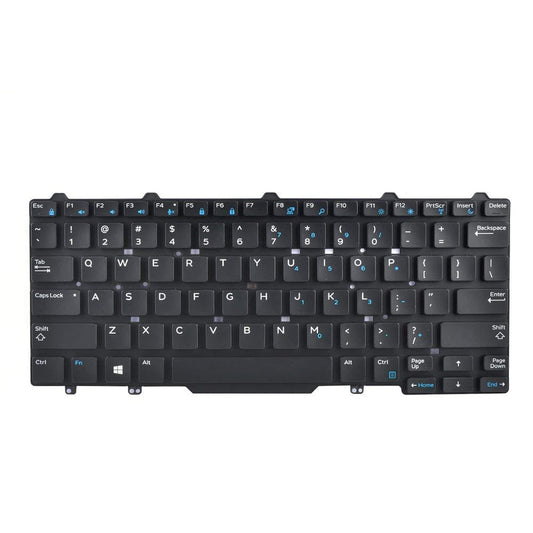 No Pointer US Replacement Keyboard for Dell Latitude E5450 E5470 E7450 E7470 7480 7490 5480 5488 3340 3350 Laptop Without Backlight No Frame