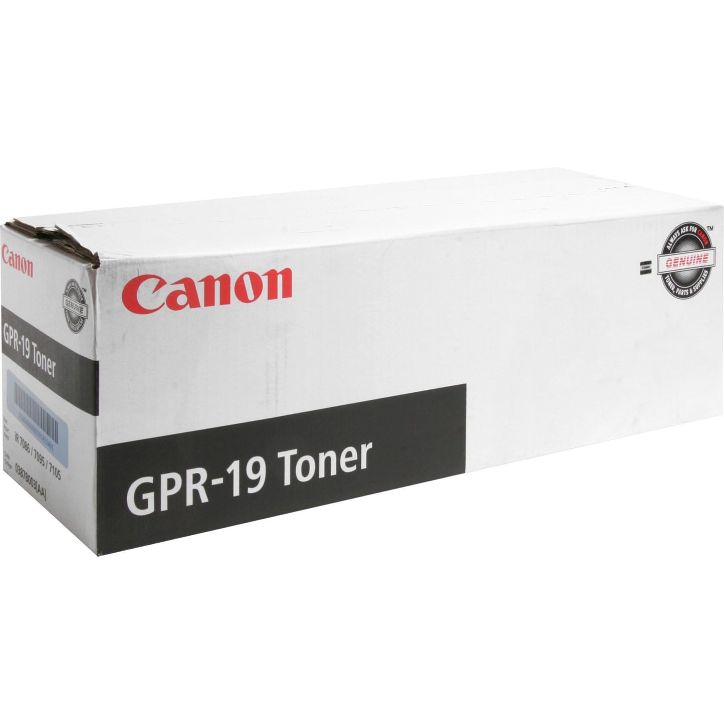 Canon CNMGPR19 GPR-19 Black Toner