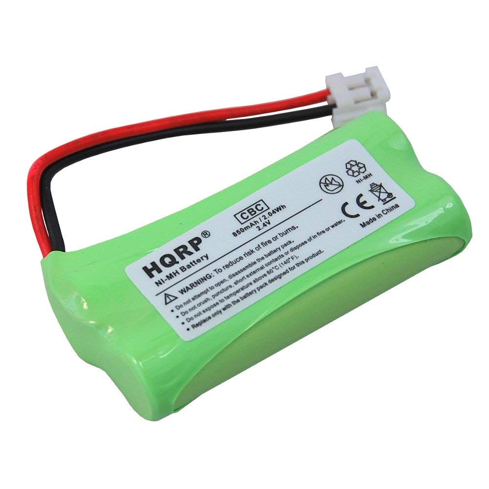 HQRP 2-Pack Phone Battery Compatible with AT&T Lucent CL82859, CL84109, CL84209, SL80108, SL81108, SL81208 Cordless Telephone