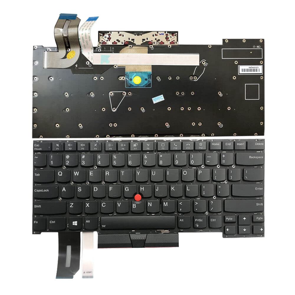Zahara US no Backlight Keyboard Laptop for Lenovo ThinkPad T14S Gen1 Gen2 20T0 20T1 20UH 20UJ/ThinkPad P1 Gen 3 Type 20TH 20TJ/ ThinkPad X1 Extreme
