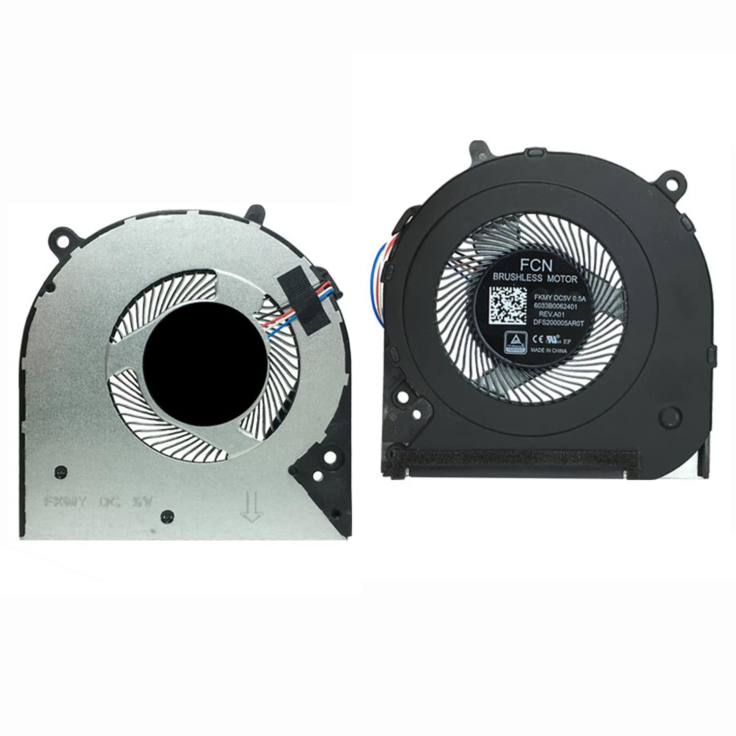 Fleshy Leaf CPU Cooling Fan Replacement for HP 14-CF 14-CF0012DX 14-CK 14-cm 14-DK 14-MA 14S-DP 14S-DK 240 G7 246 G7 240G7 246G7 340G5 348G5 TPN-I130