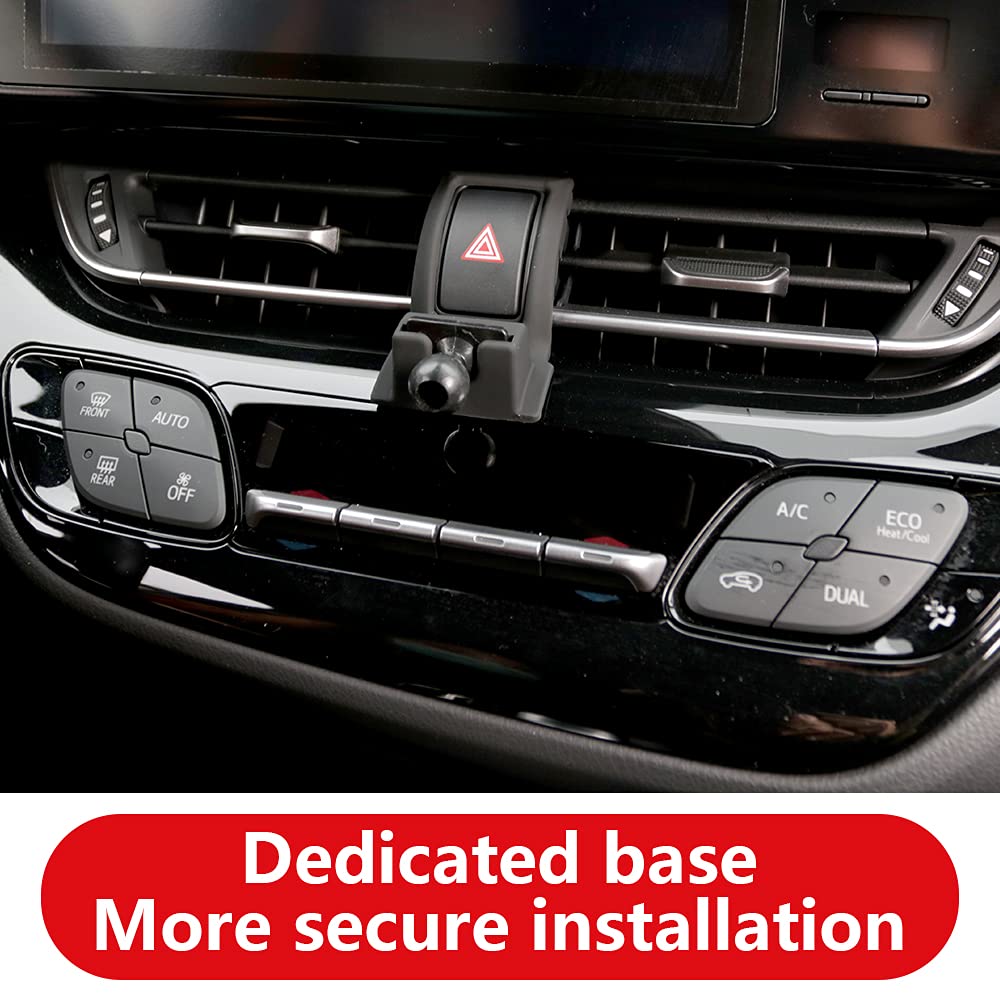 LUNQIN Car Phone Holder for 2018-2022 Toyota CHR C-HR Auto Accessories Navigation Bracket Interior Decoration Mobile Cell Phone Mount