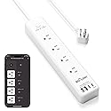BN LINK Smart Plug Power Strip?Surge Protector with 4 Individually Controlled Smart Outlets, 4 USBs (incl. 20W USB-C), Compatible with Alexa