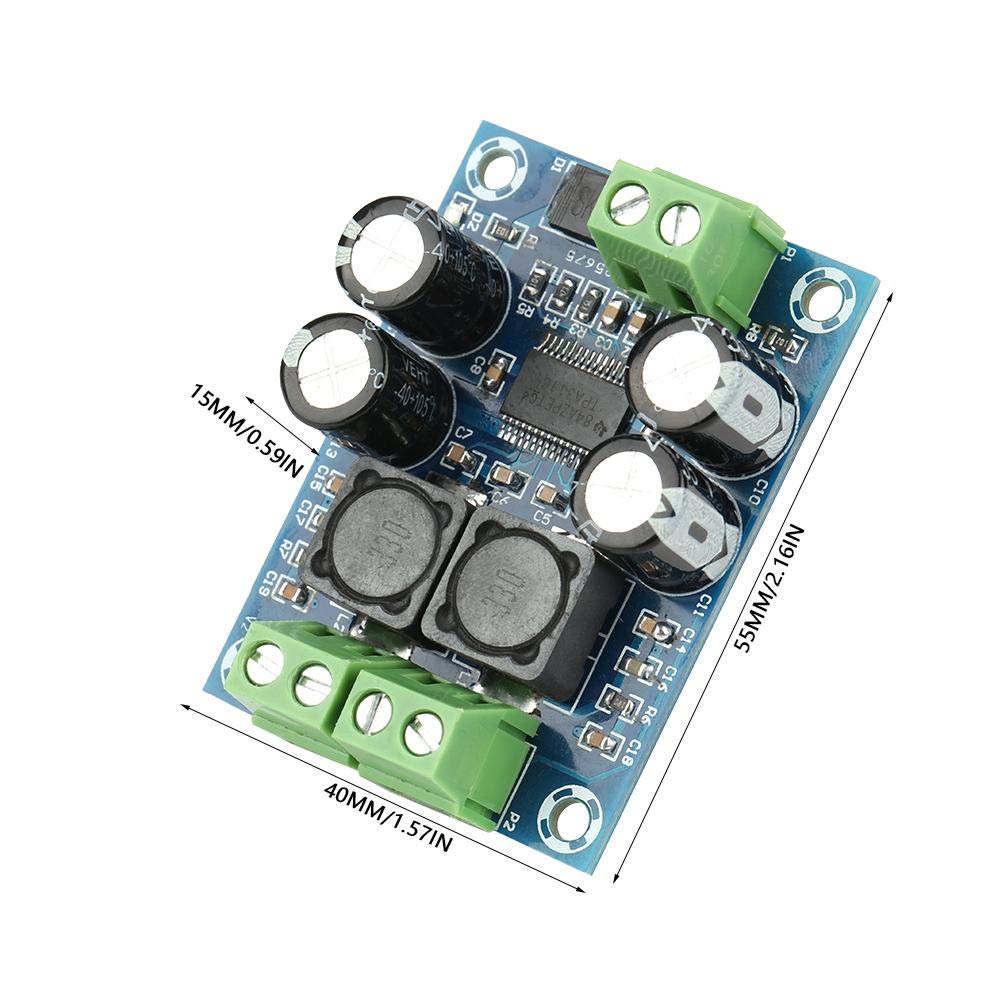 TPA3118 Amplifier Board 60W Stereo Audio Amp Module DC 10-24V Digital Power Amplifier Board for Speakers Home Theater Car Audio DIY Projects