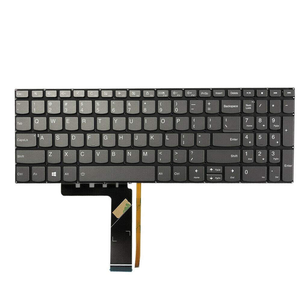 New US Black English Backlit Laptop Keyboard (Without palmrest) for Lenovo Yoga C940-15IRH Light Backlight