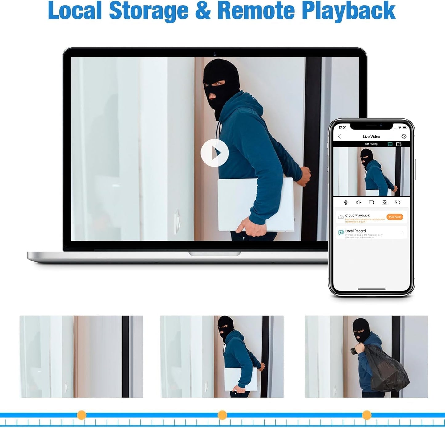 4 Channel DVR for Security Camera with 1TB Hard Drive, 4CH DVR Supports 5MP/4MP/1080P AHD/TVI/CVI/CVBS/IP Cameras, 24/7 Surveillance Recording,Human