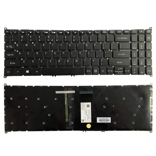 New US Black English Backlit Laptop Keyboard (Without palmrest) for Acer Aspire 5 A515-54 A515-54-36HG A515-54-513C A515-54-5615 N18Q13 Light