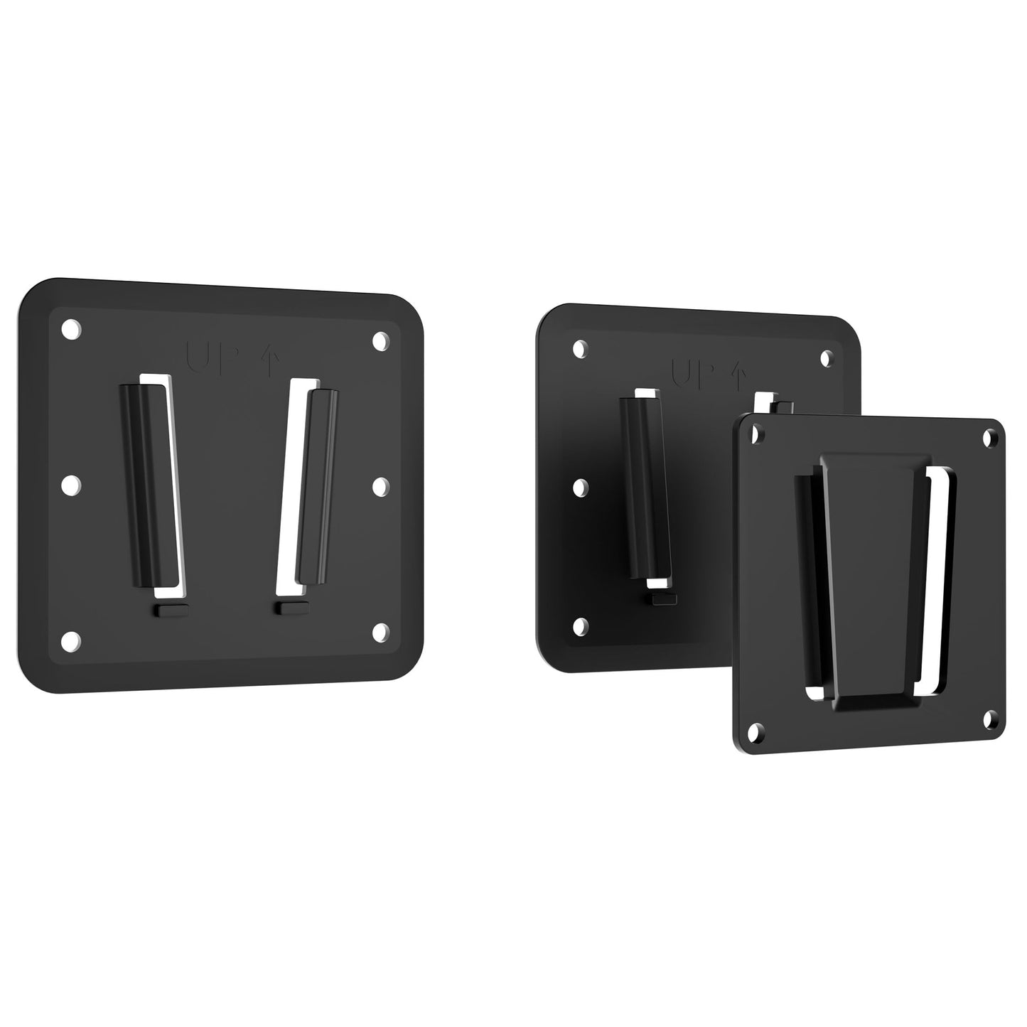 Mount-It! RV TV Mount, Rust-Proof Polymer, Dual Wall Plates & Quick-Release, Ultra-Slim 0.7" Profile, Fits 13-43" TVs up to 30 lbs, VESA 75x75