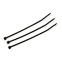 3M Black Cable Tie, Self-locking, 4" Length, 18 lb Tensile Strength, CT4BK18-C, Pack of 100