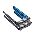 Hard Drive Bracket 651687-001 651699-001 SSD Bracket 2.5 Hard Drive Tray Caddy Compatible for HP Proliant DL320e DL360e DL360P DL380e DL380p DL385p
