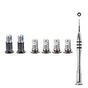 Bfenown 6pcs/Set Bottom Case Screws + 1pcs 5 Point Pentalobe Screwdriver for MacBook Pro Retina 15-inch A1707 (Touch Bar) 2016-2018, A1990 2018