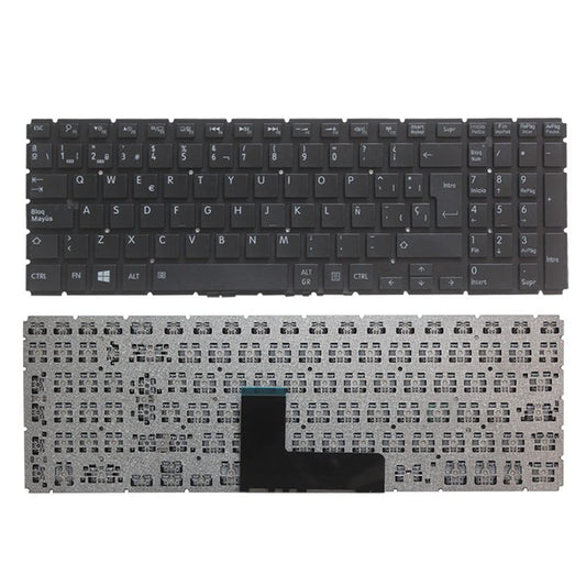 AKGIFT Laptop Replacement Keyboard Compatible for Toshiba Satellite L50-B L55-B S50-B L55DT-B S55-B (Spanish Layout No Backlit)