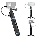 Newmowa 10000mAh Power Bank Handle Grip, PD/QC Fast Charging, Portable Tripod Compatible for Phone, GoPro Hero, DJI Action Camera, Insta 360, Digital