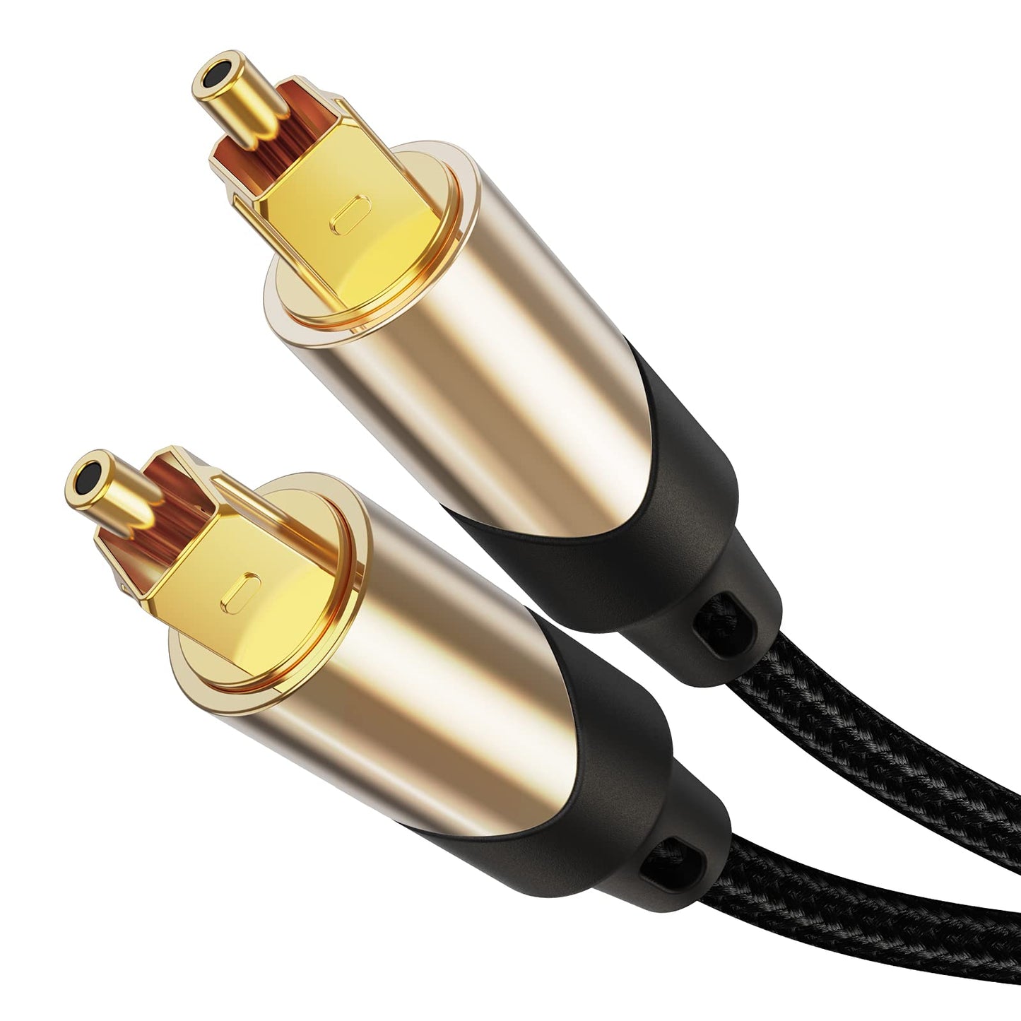 CableCreation 6FT Optical Audio Cable, Toslink Cable Male to Male Digital Optical Audio Cable with Gold Plated for Home Theater, Sound Bar, TV, Xbox