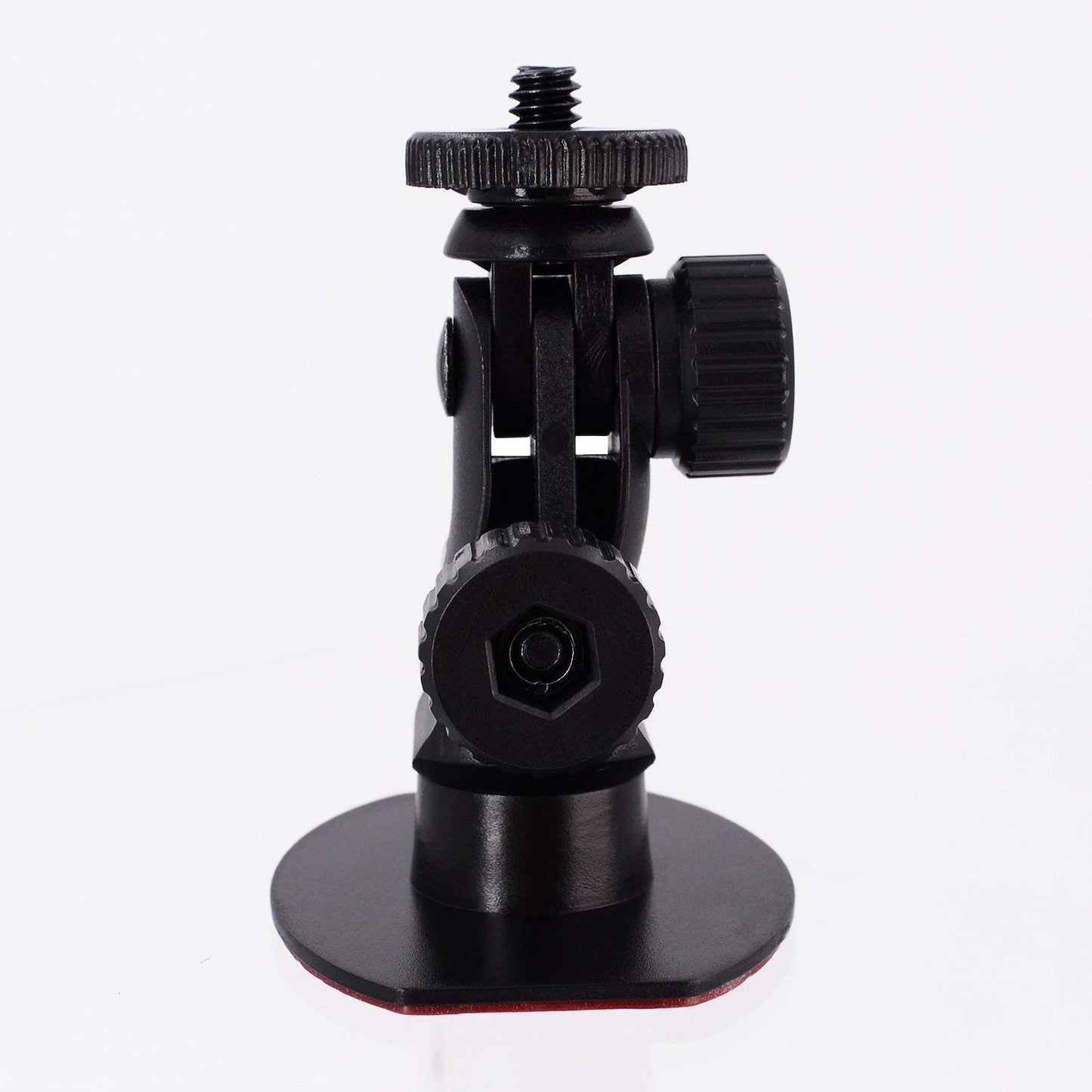 iSaddle CH114 1/4"-20 Thread Car Camera Mount Holder Compatible with 3M Double-Sided Adhesive Base - Universal Car Dash Cam Tripod Permanent