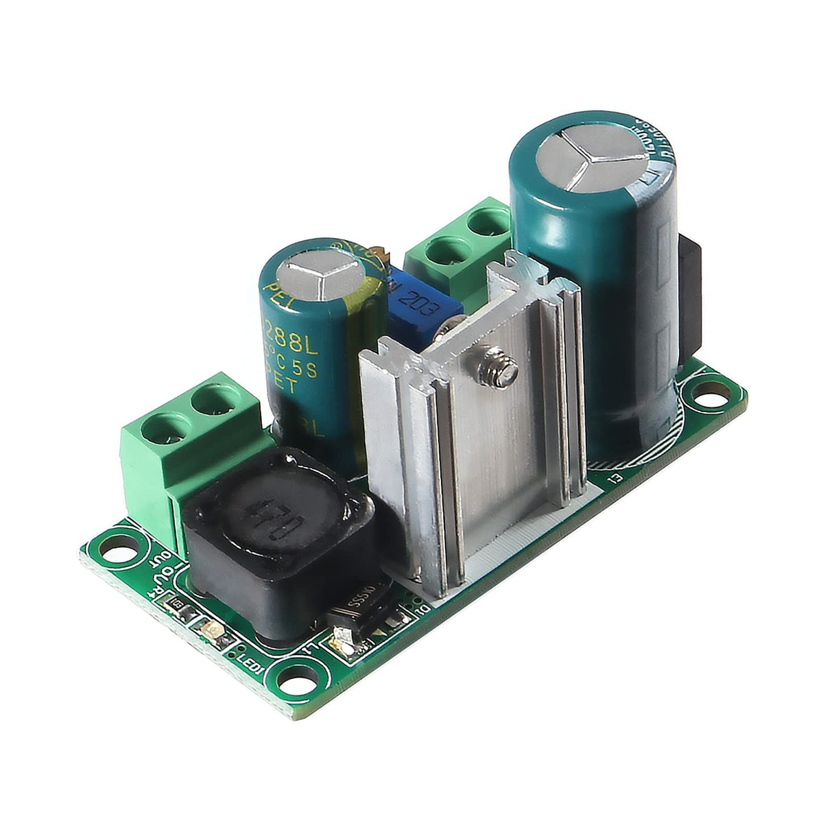 Alinan 8pcs AC/DC to DC Step Down Buck Converter AC 5-30V DC 5-48V 24V 36V 48V to DC 2.5-35V 12V Voltage Regulator Board 2A Adjustable Volt Power…
