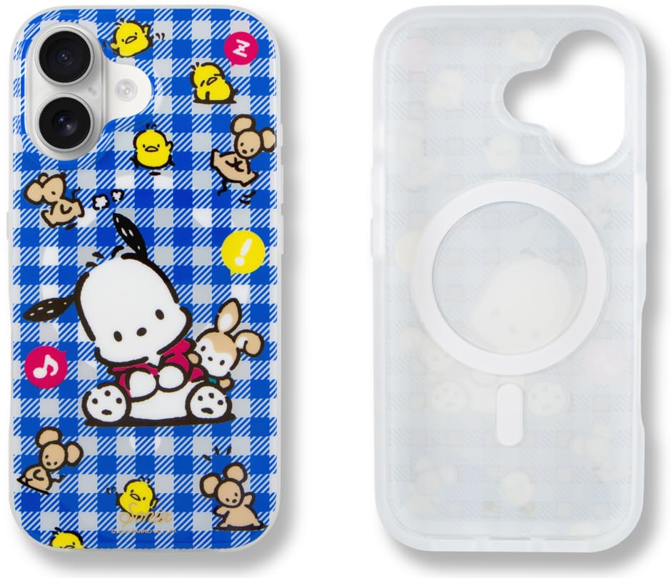 Sonix x Sanrio Case for iPhone 17 | Compatible with MagSafe | 10ft Drop Tested | Pochacco Gingham