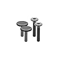 Peak Design Clamping Bolts Kit, Black, Replacement Thumb and Hex Bolts for Capture Camera Clip V3, Secure, Durable, Weatherproof, for Straps Up to 1.6